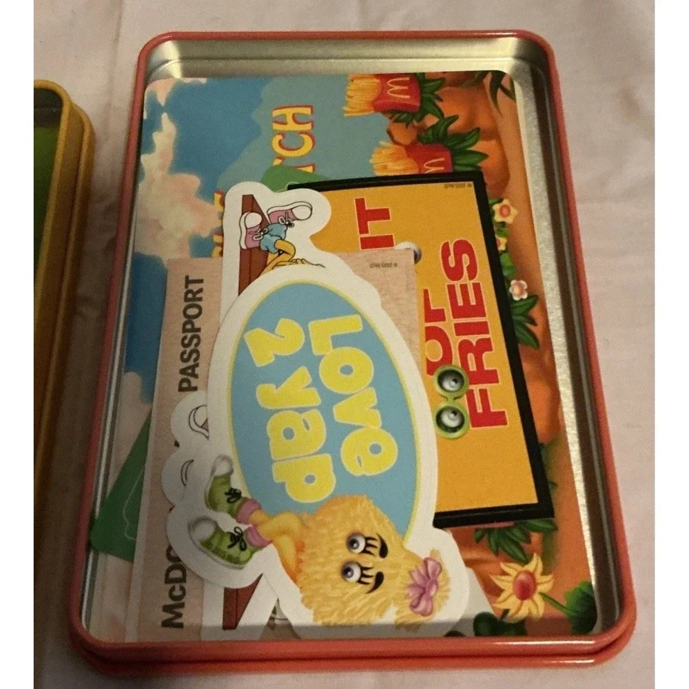 McDonald Land Souvenir Tin - 2025 Adult Happy Meal Lot Of 3, New In Opened‎ Box